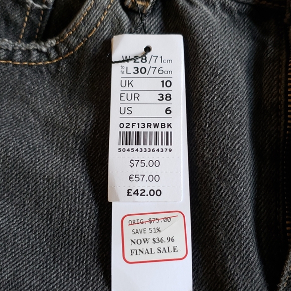 Sold Topshop Mom fit JeAns - Picture 8 of 10